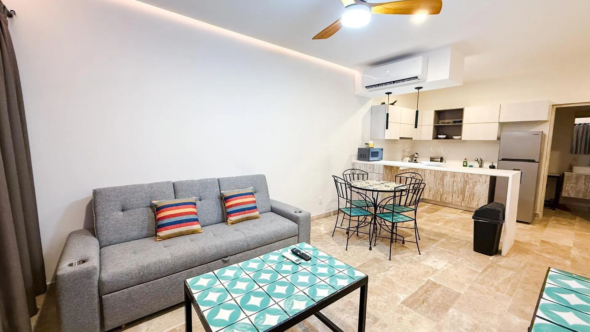 1 Bedroom Apartment In Aldea Zama King Bed Wifi Elle 01 Tulum
